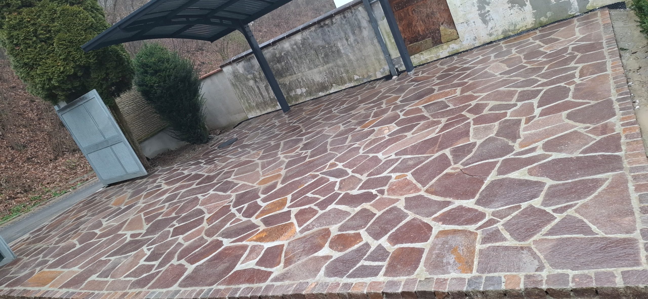 Realizace kamenné dlažby
